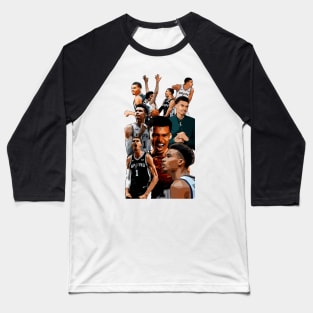 Wembanyama Basketball Art Baseball T-Shirt